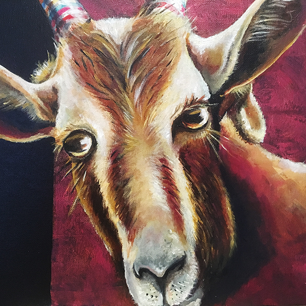 Hippie Goat - jjosefsen - art visualize life